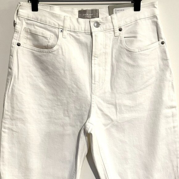 NWT Everlane The Cheeky Straight Jean in Bone - Size 30 Crop - Picture 6 of 9